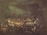 MAGNASCO, Alessandro THe Gypsies'Wedding Feast (mk05) France oil painting reproduction